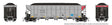 AutoFlood III Rapid Discharge Coal Hopper w/Load 6-Pack - Ready to Run -- Tennesee Valley Authority TVAX Set #2 (silver, black, red)