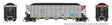 AutoFlood III Rapid Discharge Coal Hopper w/Load - Ready to Run -- Tennesee Valley Authority TVAX (silver, black, red)