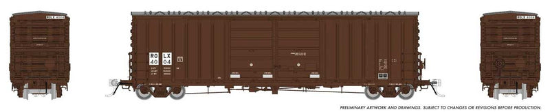 Pacific Car & Foundry B-70-75 Boxcar - Ready to Run -- Railroad of Lies ROLX #4004 (Boxcar Red, white)