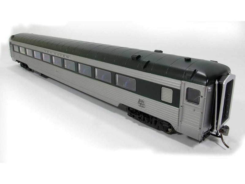 NH 8600 Series Stainless Steel Coach with Skirts - Ready to Run -- New Haven 8628 (As-Delivered, stainless, black)