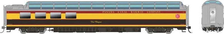 SP 3/4 Dome-Lounge - Ready to Run -- Panama Railroad Rio Chagres (yellow, black, red)