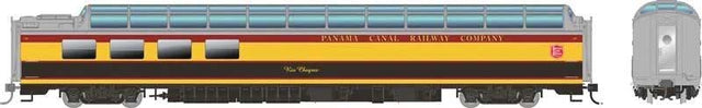 SP 3/4 Dome-Lounge - Ready to Run -- Panama Railroad Rio Chagres (yellow, black, red)