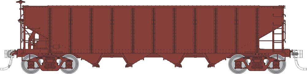Class H21A 4-Bay Hopper - Ready to Run -- Painted, Unlettered (Tuscan)