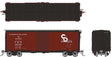 1937 AAR 40' Boxcar w/Square Corner - Ready to Run -- Chesapeake & Ohio (Boxcar Red, black, Progress Logo)