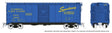 1937 AAR 40' Boxcar w/Round Corner - Ready to Run -- Florida East Coast (blue, yellow Speedway Slogan)