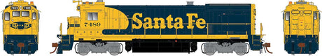 GE B36-7 - LokSound and DCC -- Santa Fe 7499 (Warbonnet, blue, yellow)