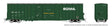 Trenton Works 6637 Cubic Foot Combination-Door Boxcar - Ready to Run -- BC Rail Random from Set #2 (As-Delivered, green)
