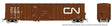 Trenton Works 6348 Boxcar - Ready to Run -- Canadian National (As-Delivered, Boxcar Red, white Noodle Logo)