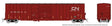 Trenton Works 6348 Boxcar - Ready to Run -- Canadian National (Boxcar Red, Website Logo, yellow Conspicuity Marks)
