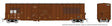 Trenton Works 6348 Boxcar - Ready to Run -- Railroad Of Lies ROLX #4101 (Relettered, Boxcar Red, yellow conspicuity mark
