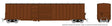 Trenton Works 6348 Boxcar - Ready to Run -- Painted, Unlettered (Boxcar Red)