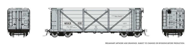 ACF Helium Gas Tank Car 6-Pack - Ready to Run -- ATMX Set #2 (gray, silver)