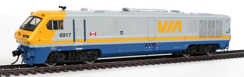 Bombardier LRC w/Sound & DCC - Super Continental Line(TM) -- Bombardier #JV1 (Demonstrator Scheme, gray, orange, As Restored by TRHA)