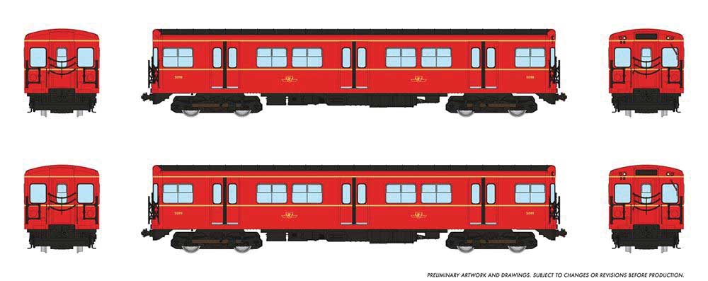 Toronto G-Class Subway A-B Set - Standard DC -- Toronto Transit Commission #5098, 5099