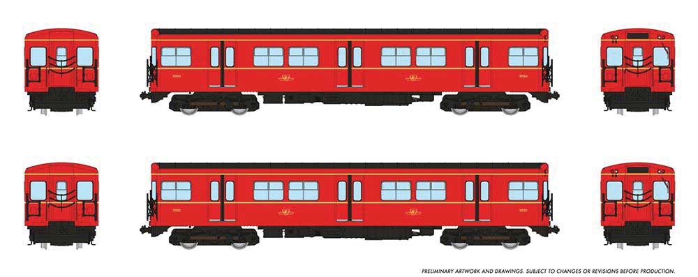 Toronto G-Class Subway A-B Set - Sound and DCC -- Toronto Transit Commission #5034, 5035