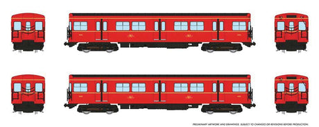 Toronto G-Class Subway A-B Set - Sound and DCC -- Toronto Transit Commission #5034, 5035