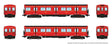 Toronto G-Class Subway A-B Set - Sound and DCC -- Toronto Transit Commission #5098, 5099