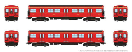 Toronto G-Class Subway A-B Set - Sound and DCC -- Toronto Transit Commission #5098, 5099