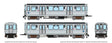 Budd 2600 Series L 2-Car Pair - Unpowered -- Chicago Transit Authority CTA #2729, 2730 (stainless, Circle Logo)