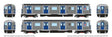 Budd R32 Brightliner  Subway 2-Car Set - Standard DC -- New York City Transit Authority NYCTA (stainless, TA Logo, B 6th Ave Exp)