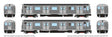 Budd R32 Brightliner  Subway 2-Car Set - Standard DC -- New York Metropolitan Transit Authority MTA (F Queens Blvd/6th Ave/Culver)