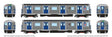 Budd R32 Brightliner  Subway 2-Car Set - Unpowered -- New York City Transit Authority NYCTA (stainless, TA Logo, GG Brooklyn-Queen