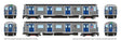 Budd R32 Brightliner  Subway 2-Car Set - Unpowered -- New York City Transit Authority NYCTA (stainless, TA Logo, RR Broadway)