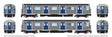 Budd R32 Brightliner  Subway 2-Car Set - Unpowered -- New York City Transit Authority NYCTA (stainless, TA, SS Franklin Ave Shuttl
