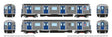Budd R32 Brightliner  Subway 2-Car Set - Sound and DCC -- New York City Transit Authority NYCTA (stainless, TA Logo, AA 8th Ave Local)