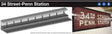 New York City Subway Display Platform Only - Lighted -- IND 34th St-Penn Station