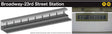 New York City Subway Display Platform Only - Lighted -- BMT Broadway-23rd St