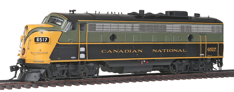 True North Diesel FP9A - Sound & DCC Equipped -- Canadian National GPA-17c #6517 (1954 Scheme w/Roof Bell)