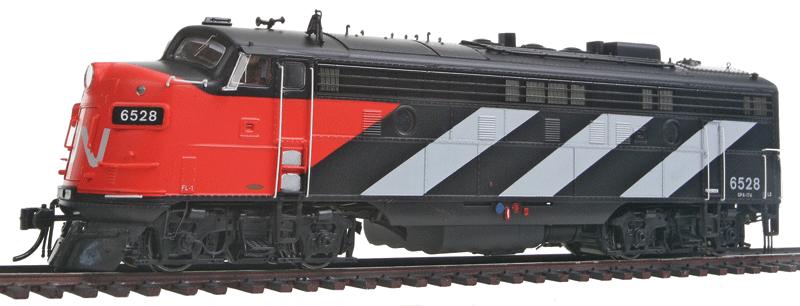 True North Diesel FP9A - Sound & DCC Equipped -- Canadian National GPA-17d #6528 (Wet Noodle w/Later Number Boards)