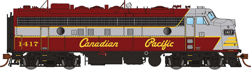 GMD FP7 - LokSound & DCC -- Canadian Pacific 1419 (maroon, gray, Script Lettering)