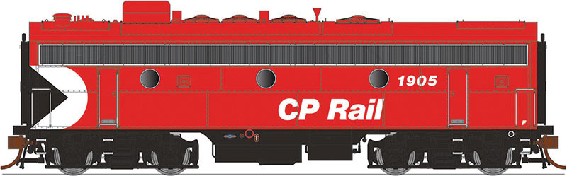 GMD F7B - LokSound & DCC -- Canadian Pacific 4431 (Action Red, Multimark, 5" Stripes, No Steam Generato