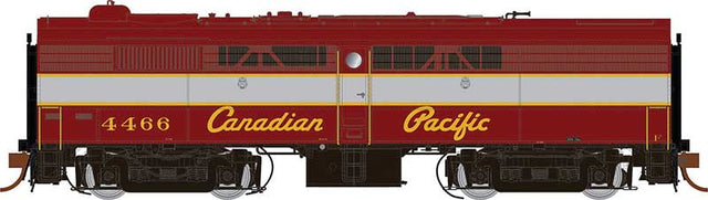 Alco-MLW FB-2 Phase II - LokSound and DCC -- Canadian Pacific 4466 (maroon, gray, Script Lettering)