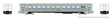 Hawker Siddeley Commuter Coach - Ready to Run -- GO Transit #9925 (Early, stainless, green)