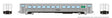Hawker Siddeley Commuter Coach - Ready to Run -- GO Transit #1065 (Late, stainless, green, white)