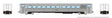 Hawker Siddeley Commuter Coach - Ready to Run -- AMT Montreal #1057 (stainless, blue, black)