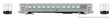 Hawker Siddeley Commuter Coach - Ready to Run -- AMT Montreal #1084 (stainless, blue, black)