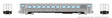 Hawker Siddeley Commuter Coach - Ready to Run -- AMT Montreal #1101 (stainless, blue, black)