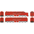 Alco PA2 - PB2 Set - Standard DC -- Alco Demonstrator #8375 (red)