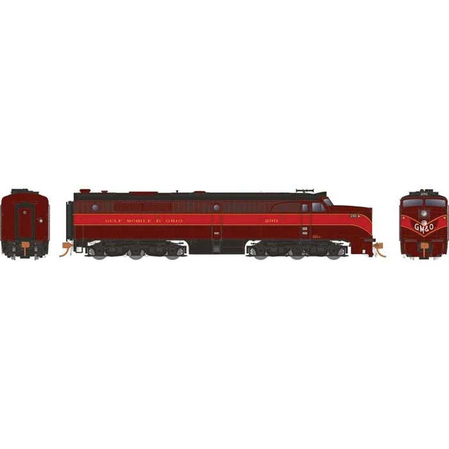Alco PA1 - Standard DC -- Gulf, Mobile & Ohio #290 (red, maroon)