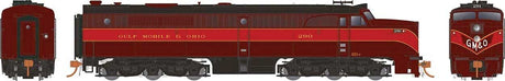 Alco PA1 - Sound and DCC -- Gulf, Mobile & Ohio #292 (red, maroon)