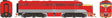 Alco PA1 - Sound and DCC -- Missouri-Kansas-Texas #152 (Shadowlined, red, gray, yellow)