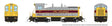 EMD SW9 - Standard DC -- Erie-Lackawanna #437 (gray, maroon, yellow)