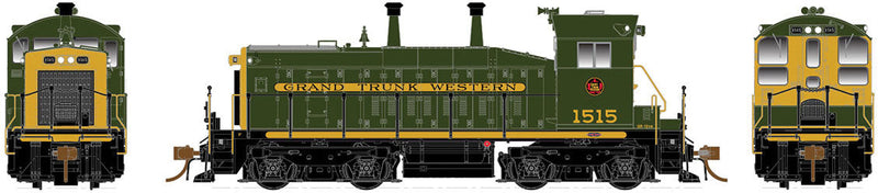 EMD-GMD SW1200 - LokSound and DCC -- Grand Trunk Western 1516 (As-Delivered, green yellow)