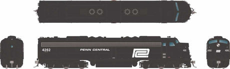EMD E8A - Standard DC -- Penn Central #4262 (black, white)