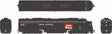 EMD E8A - Standard DC -- Penn Central #4312 (black, white, Red P)