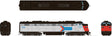 EMD E8A - Sound and DCC -- Amtrak #296 (Phase I; silver, red, blue, black; Arrow Logo)